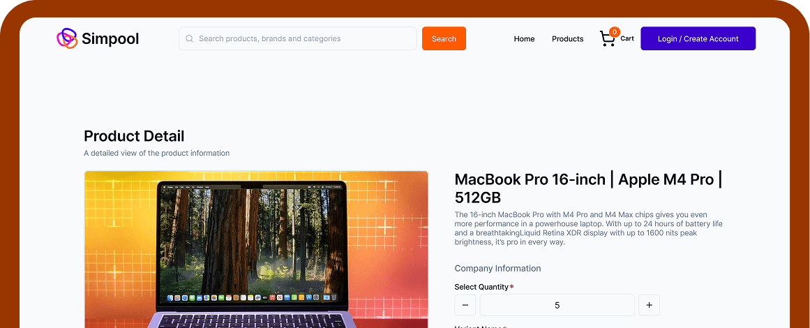 Simpool Dashboard